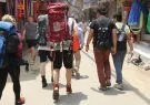 Tourist in on the Streets of Thamel